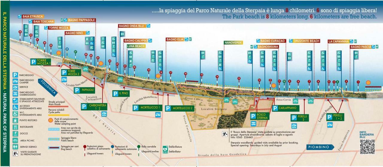 Agriturismo Olivomare Piombino Eksteriør billede